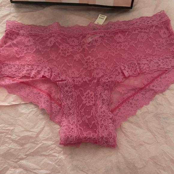 New 3 PACK Victoria’s Secret  Cheeky Lace Panties Underwear Women Size L - Picture 2 of 10